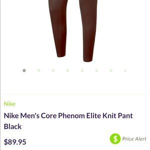 Mens Nike elite DriFit tapered running pants